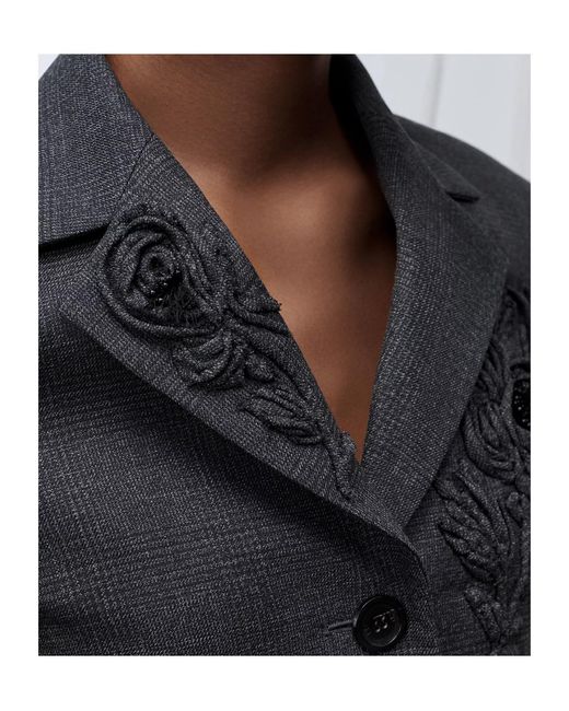 Dior Black Embroidered Bar Jacket