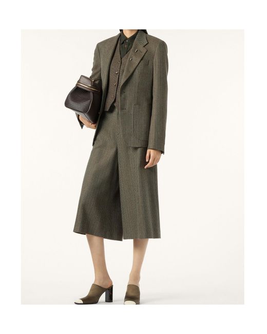 Loro Piana Green Hedland Suit Jacket
