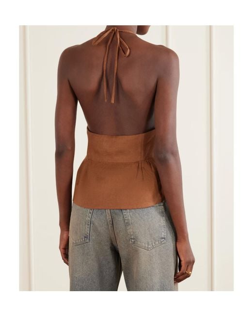 Sir Brown Sleeveless Tank Top