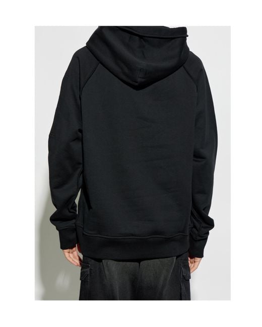 Versace Jeans Black Couture Logo Hoodie Sweater for men