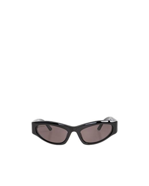 Balenciaga White Eyewear Cat-Eye Sunglasses for men