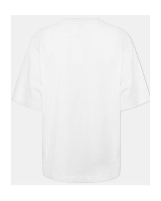 Off-White c/o Virgil Abloh White Logo Crew Neck T-Shirt for men