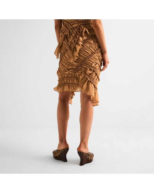 Magda Butrym Natural Fashionable Mid-Length Dress