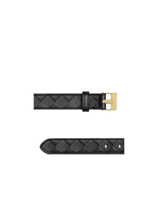 Bottega Veneta Black Watch Intrecciato Belt