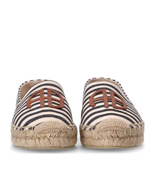 Anine Bing Multicolor Paloma Striped Slip-On Espadrilles