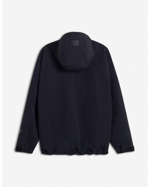 Maison Kitsuné Blue Hooded Jacket for men