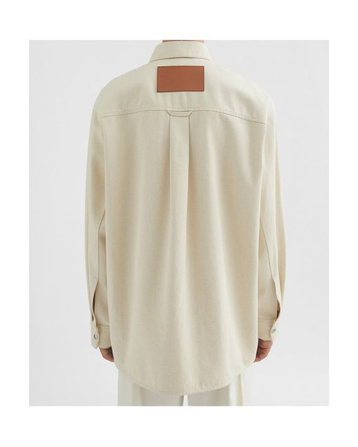 Jil Sander Natural Denim Shirt for men