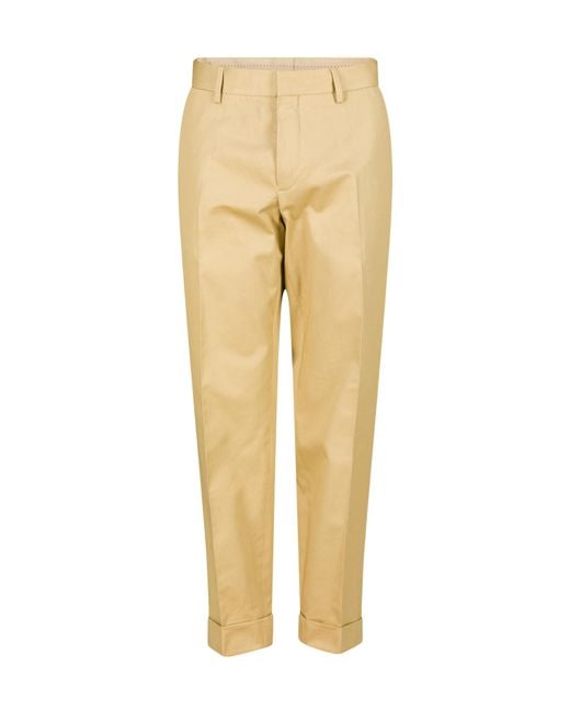Dries Van Noten Natural Tapered Casual Pants for men