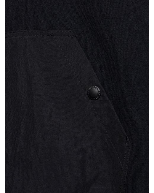 Comme des Garçons Blue Cotton Hoodie for men