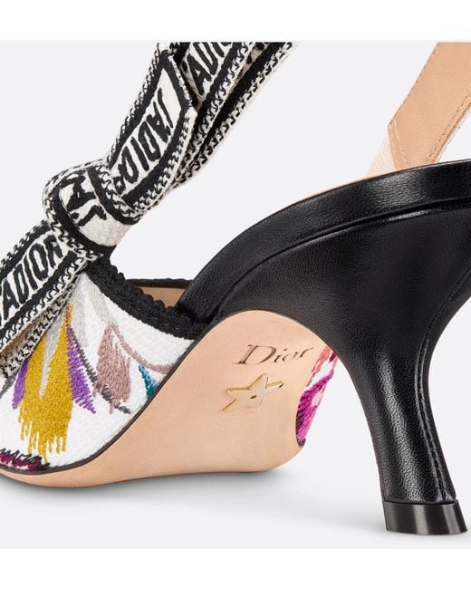Dior Metallic J'A Slingback Pump