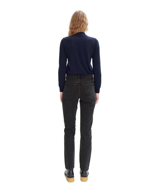 A.P.C. Black Molly Straight-Leg Jeans