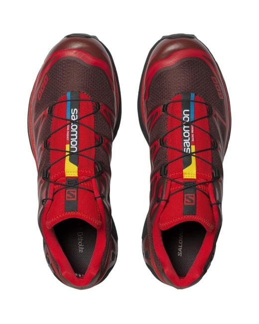 Salomon Lab Red Salomon Xt-6 Lace-Up Sneakers for men