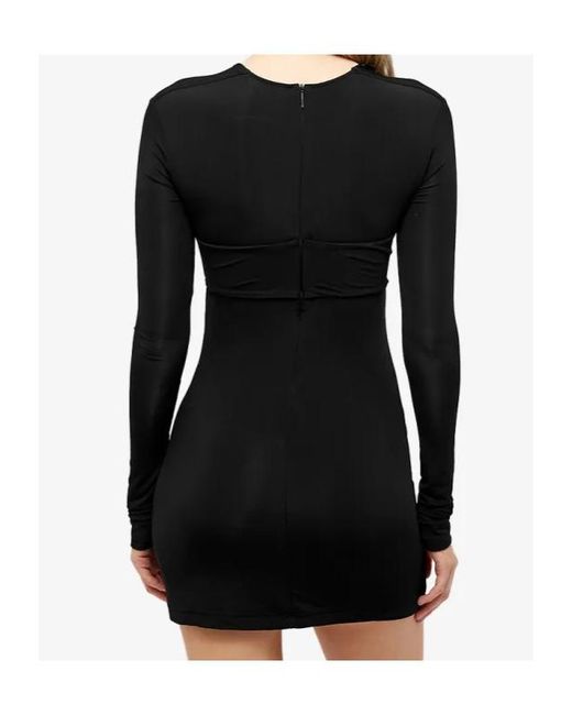 Ambush Black Cut-Out Detailed Mini Dress