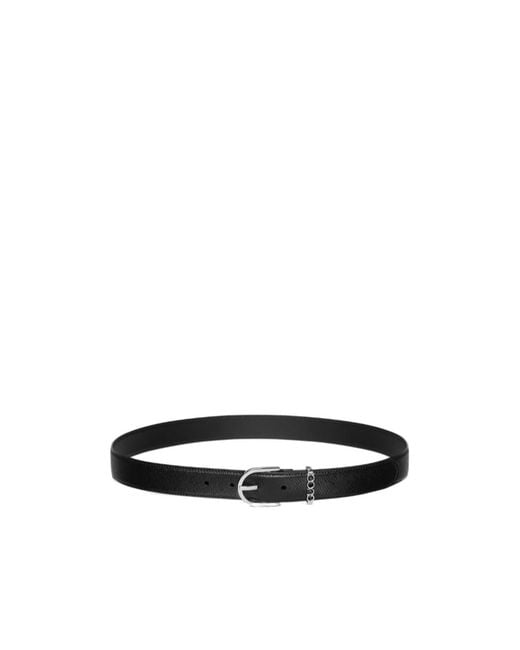 Gucci Black Logo Plaque Belt for men