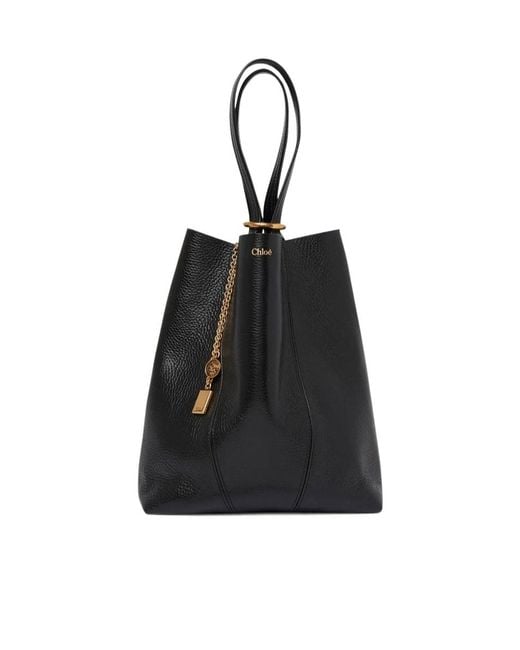 Chloé Black Spin Shoulder Bag
