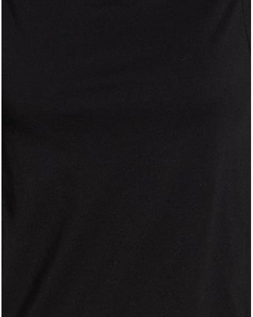 MM6 by Maison Margiela Black Solid-Colored Sleeveless Top