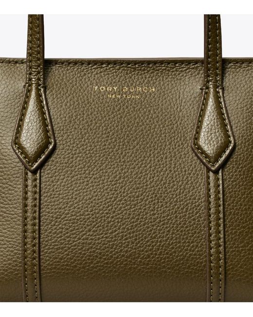 Tory Burch Green Mini Perry Tote