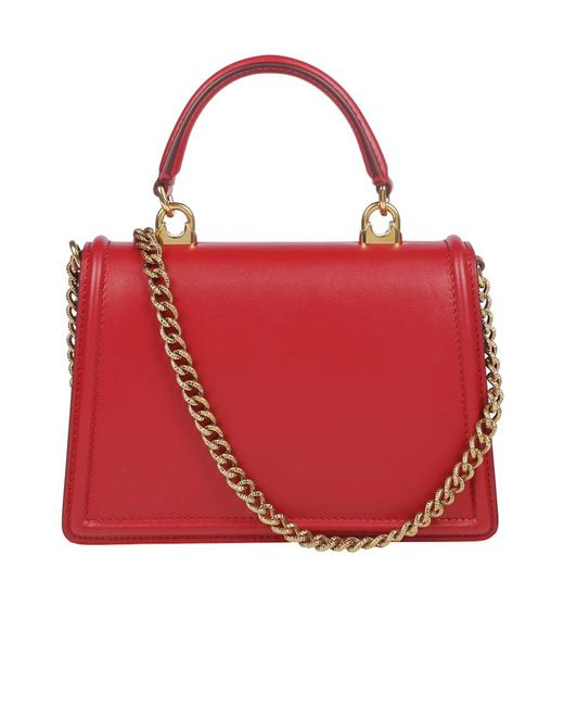 Dolce & Gabbana Red Small Devotion Tote Bag
