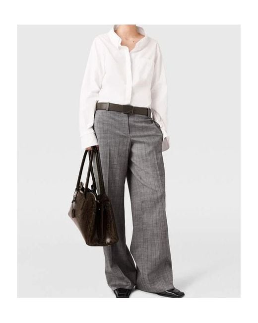Stella McCartney White Long-Sleeved Button-Up Shirt