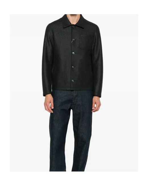 Herno Black Resort Shacket for men