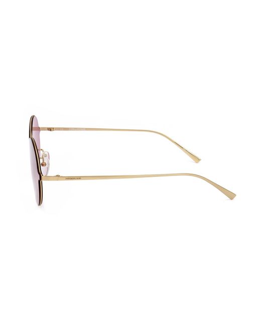 Zadig & Voltaire Pink Round Frame Sunglasses