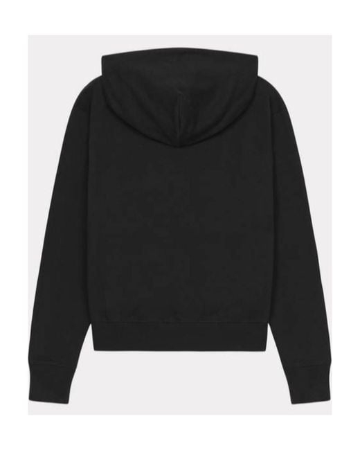KENZO Black Boke Flower Drawstring Hoodie