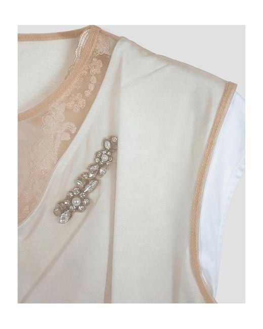 Simone Rocha White Layered T-Shirts
