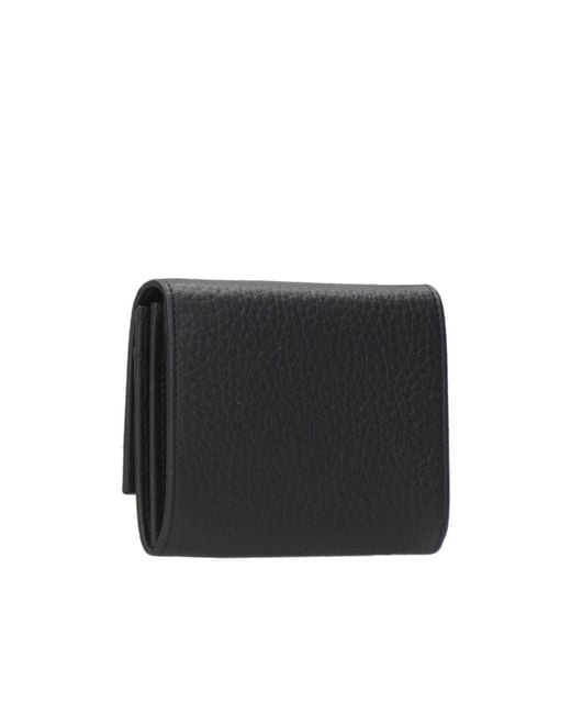Orciani Gray Logo-Lettering Bi-Fold Wallet