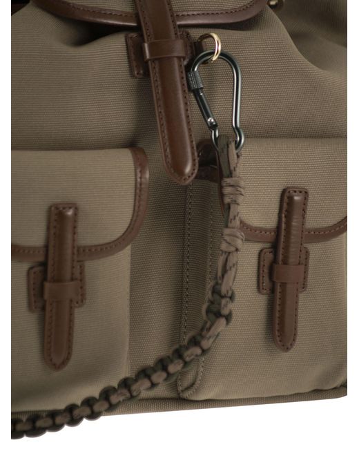 Weekend by Maxmara Brown Pocket Backpack
