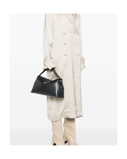 Totême  Gray T-Lock Tote Bag