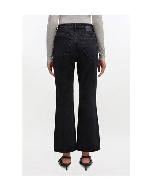 Ganni Blue Betzy Cropped Jeans