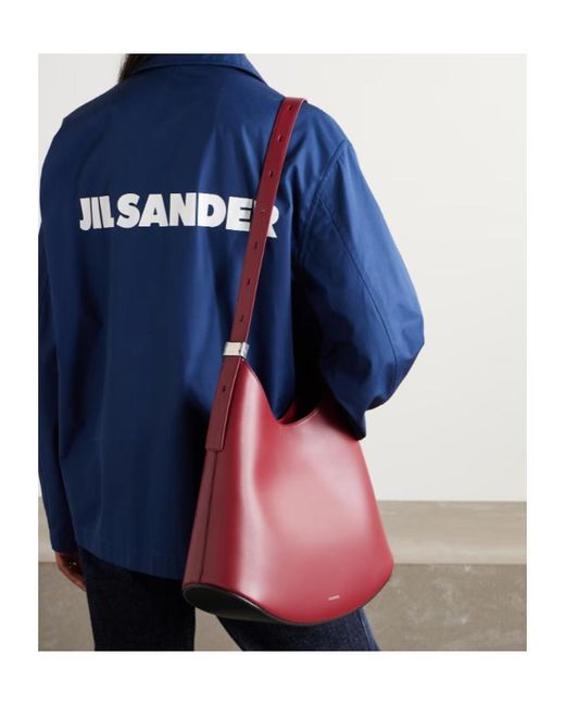 Jil Sander Red Small Shoulder Bag