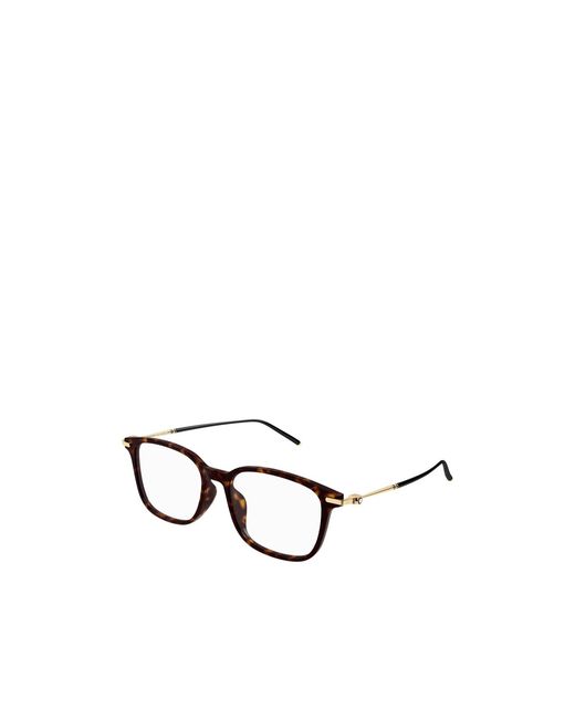 Montblanc White Tortoiseshell-Effect Glasses for men