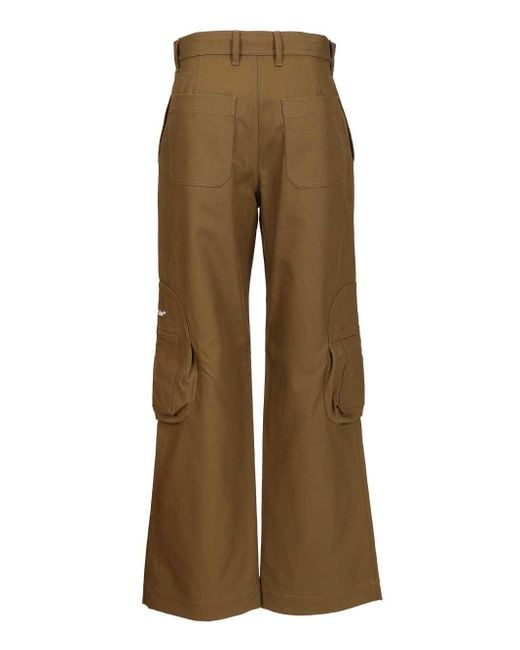 Off-White c/o Virgil Abloh Natural Wide Trousers for men