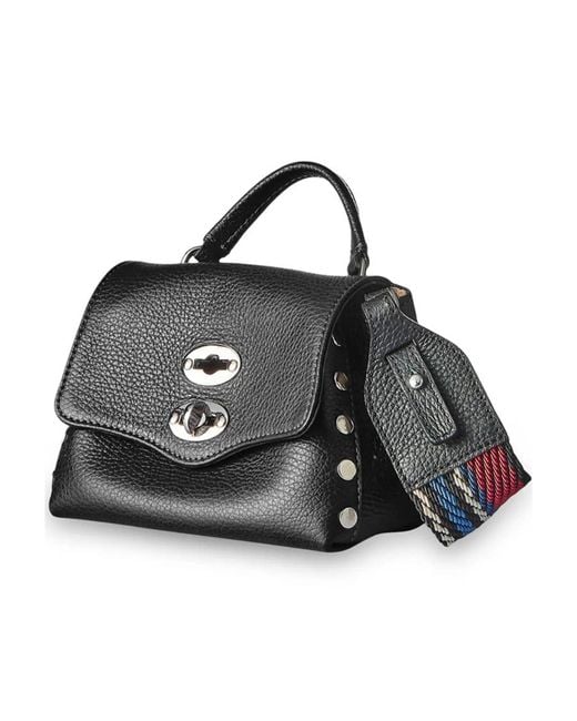 Zanellato Blue Logo Shoulder Bag