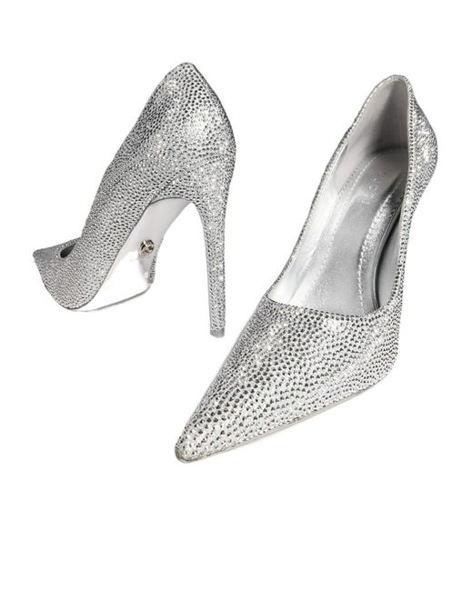 Gucci White Donna Crystal Pump