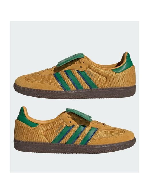 Adidas Originals Green Samba Og Lace-Up Sneakers for men