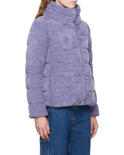 Herno Blue Logo Down Jacket