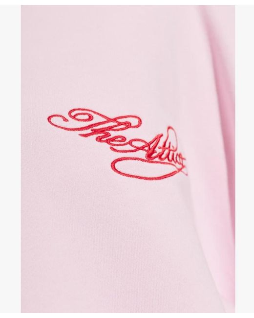 The Attico Pink Long-Sleeved T-Shirt