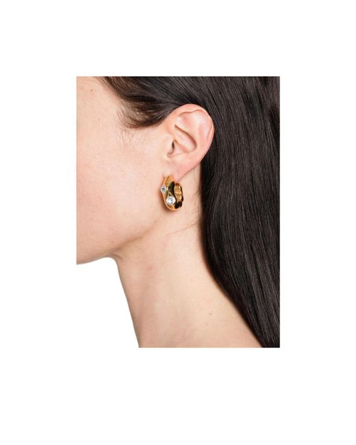 Forte_forte Metallic Ring Earrings