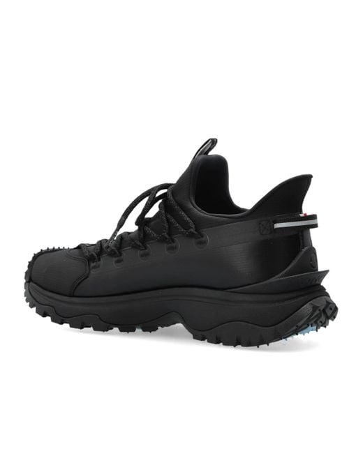 Moncler Black Trailgrip Lite 2 Lace-Up Sneakers