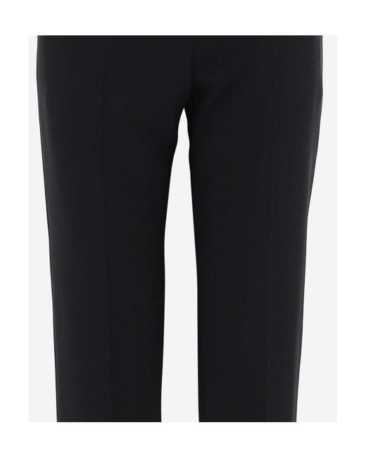 McQueen Black High-Waisted Trouseres