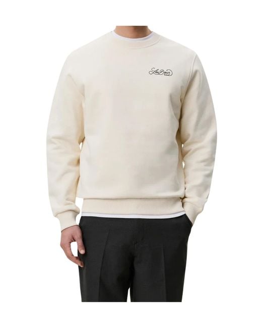 Les Deux White Long-Sleeve Sweatshirt for men