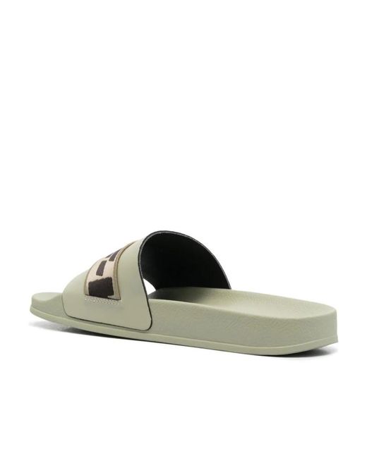 Off-White c/o Virgil Abloh White Industrial Logo Slides for men