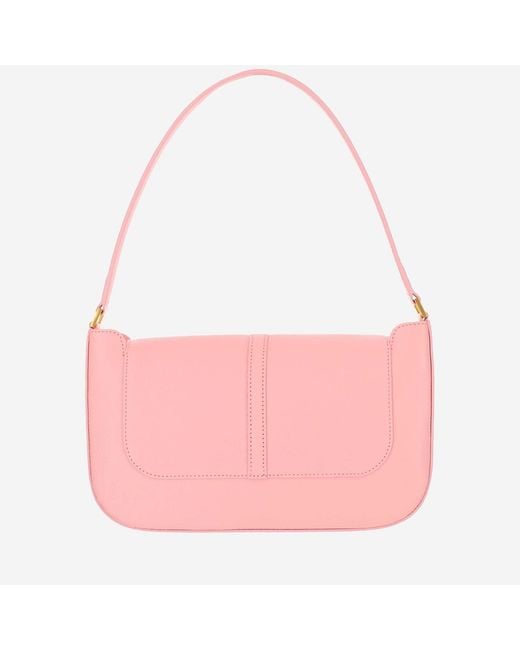 By Far Pink Logo Handbag