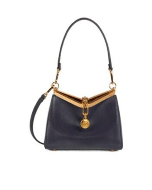 Etro Blue Vela Logo Charm Mini Shoulder Bag