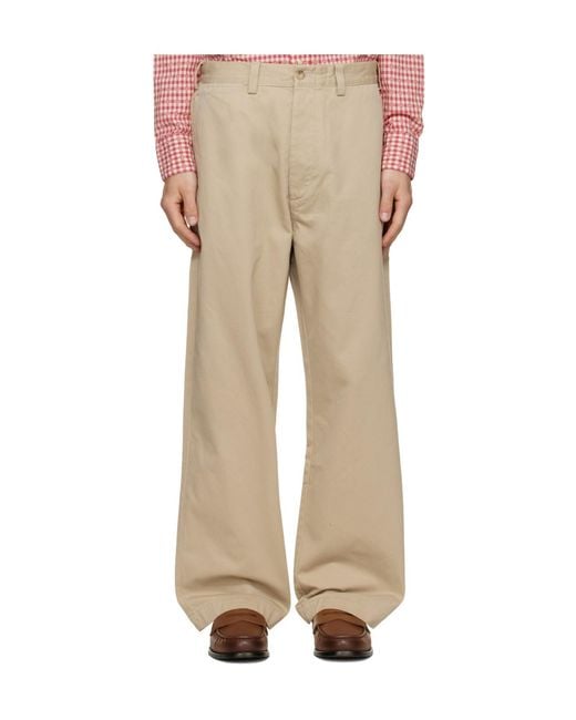 Polo Ralph Lauren Natural The Big Chino Belt Loop Casual Pants for men