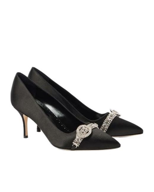 Manolo Blahnik Black Elegant High Heels