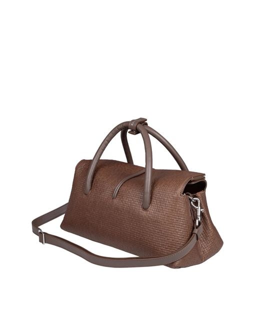 Zanellato Brown Top-Handle Shoulder Bag