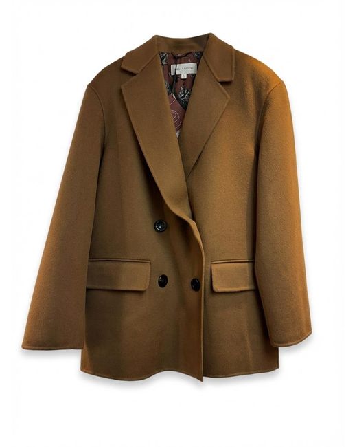 Max Mara Brown Long-Sleeved Suit Jacket